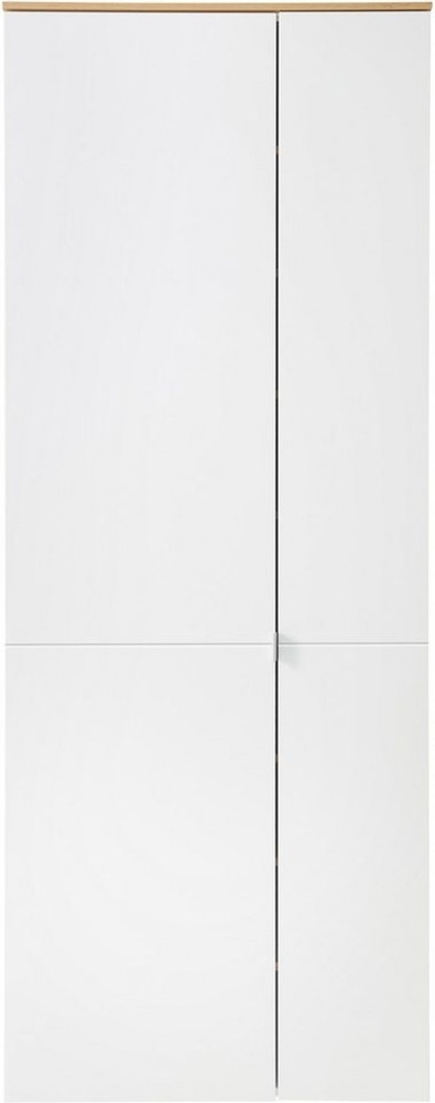 BARI Schuhschrank in Weiß, Artisan Eiche Optik FSC-zertifiziert - Moderner Garderobenschrank mit viel Stauraum für Ihre Schuhe - 78 x 202 x 38 cm (B/H/T) Bild 1