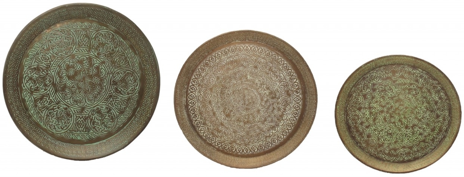 Eldorado Tablett Wandteller Servierplatte aus Aluminium 60cm Bild 1