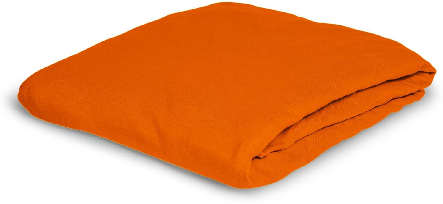 Irisette Jupiter 0008/56 100x200 cm Spannbetttuch orange Bild 1