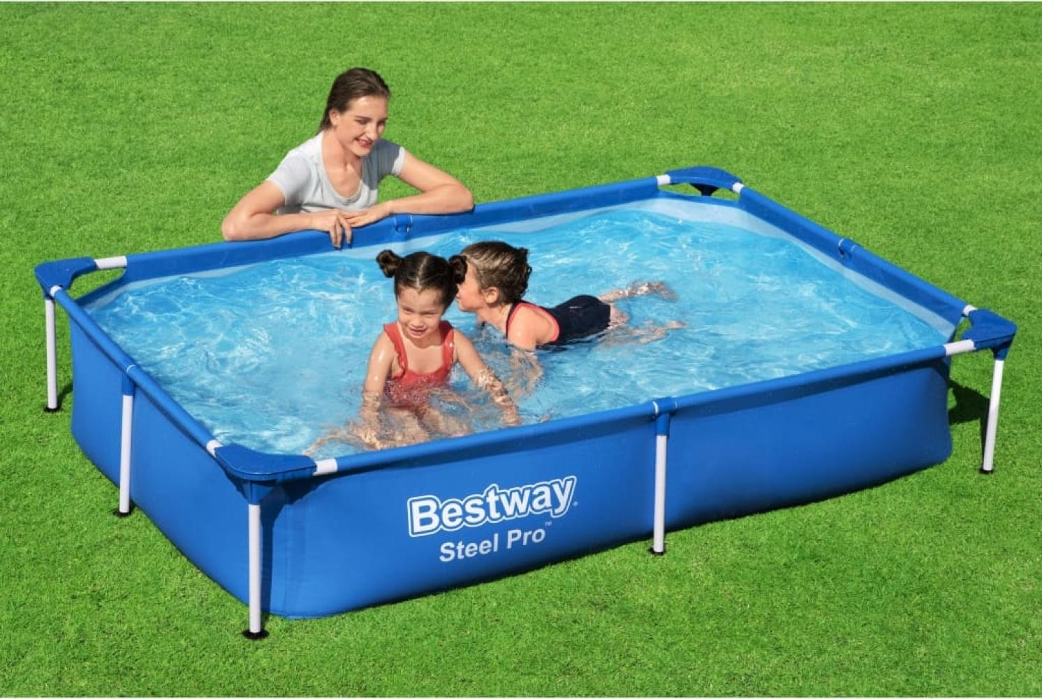 Bestway Pool Steel Pro Pool 221x150x43 cm 3202519 Bild 1