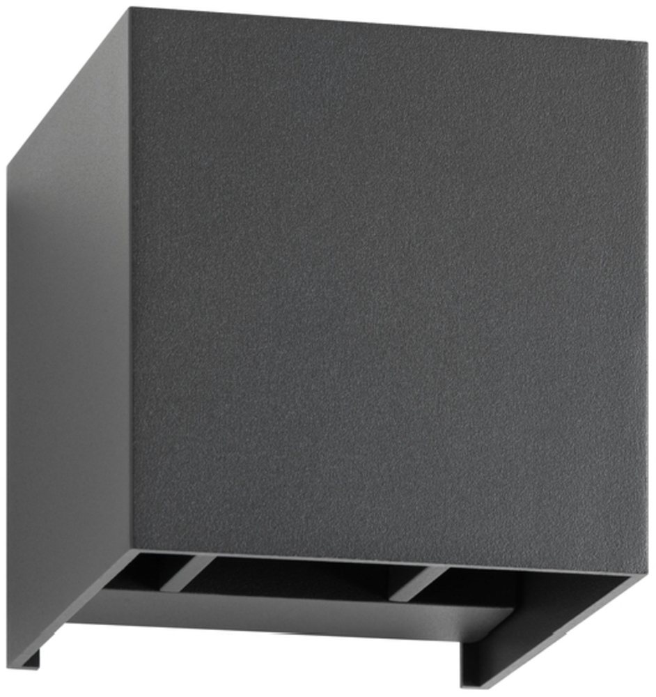 CMD 9032 anthrazit Aluminium LED-Wandleuchte LB21 Bild 1