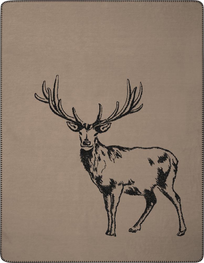 Biederlack Wohndecke Deer|150x200 cm Bild 1