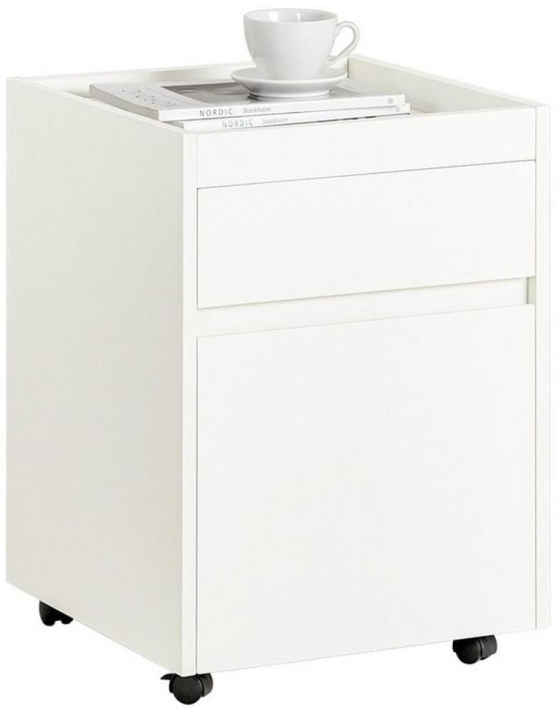 SoBuy Aktenschrank FBT121 Rollcontainer Bürowagen Aktenwagen Beistelltisch Druckertisch Bild 1