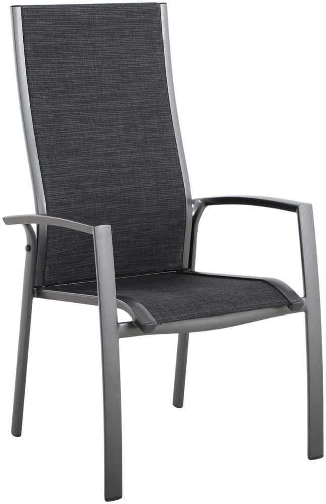 ROYAL KENSINGTON PLUS Stapelstuhl, Gestell: Aluminium Iron Grey ( Ohne kissen ) Bild 1