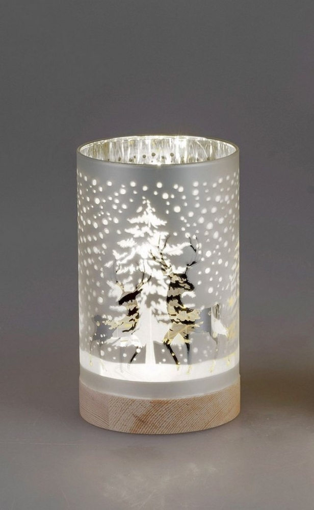 formano LED Dekolicht aus Glas Winterlandschaft, LED fest integriert Bild 1