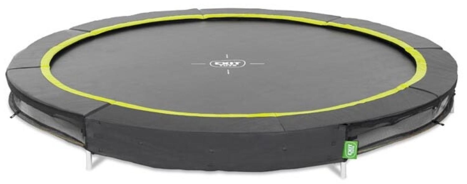 EXIT Trampolin Silhouette Ground Sports Ø 305 cm schwarz Bild 1