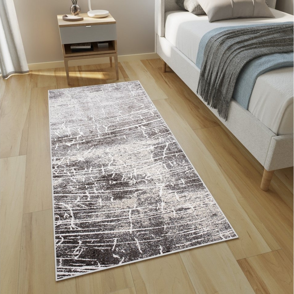 Tapiso Läufer NIL, rechteckig, Höhe: 9 mm, Kurzflor Meliert Modern Design Wohnzimmer Schlafzimmer Flur Bild 1