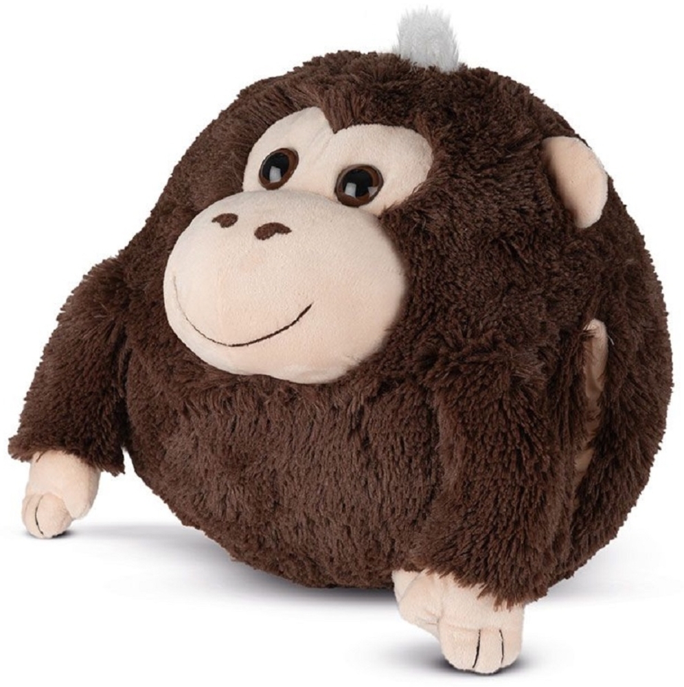 Noxxiez Kuschel-Kissen Handwärmer – Niedliches Kuscheltier für warme Hände Gorilla Bild 1