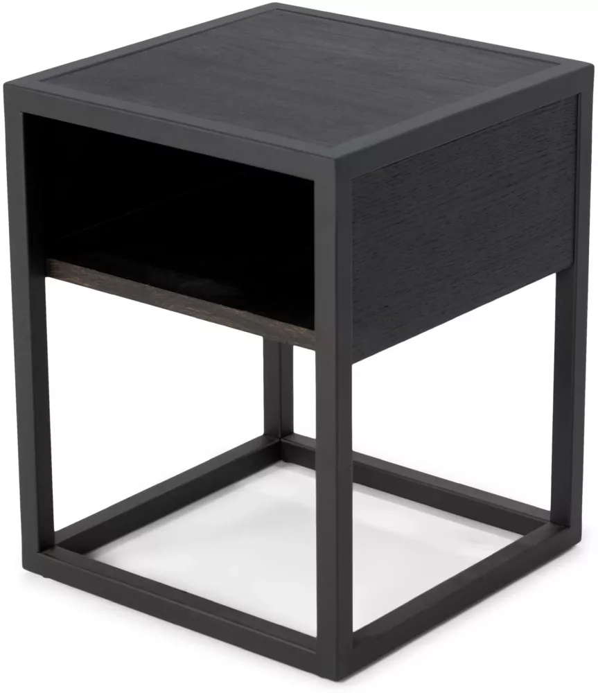 Spinder Design DIVA ONE-NIGHTSTAND Nachttisch - Schwarz / Schwarz Bild 1