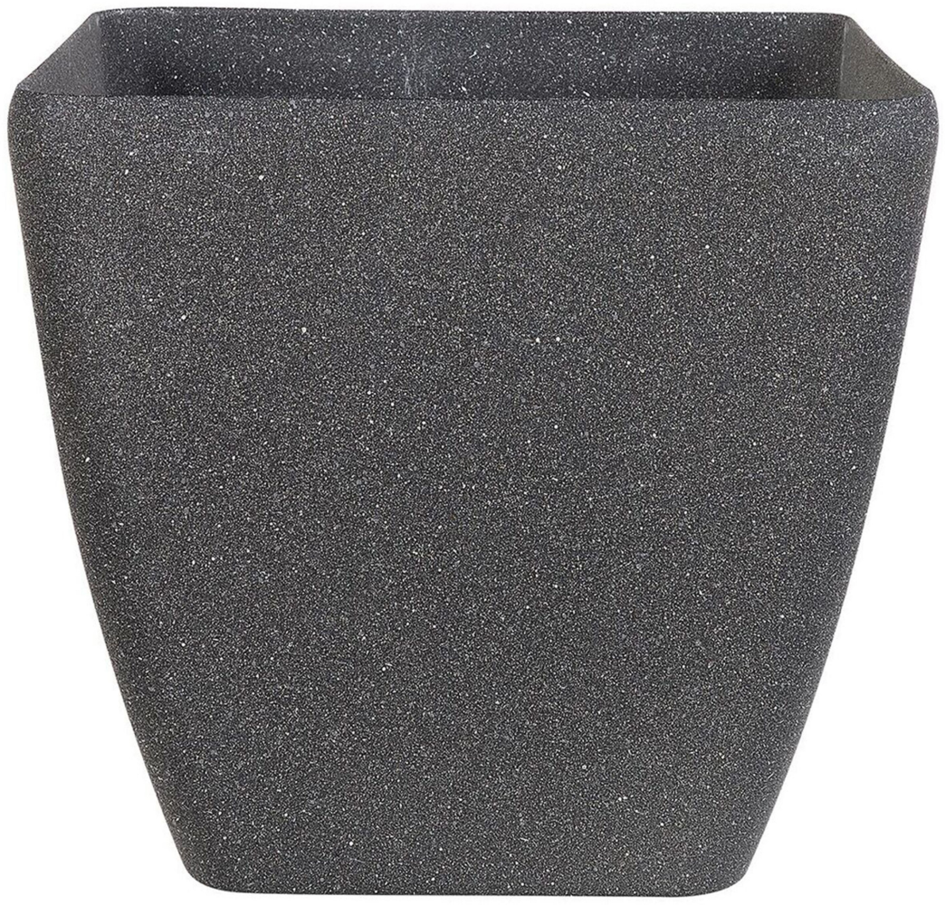 Blumentopf dunkelgrau quadratisch 34 x 34 x 34 cm ZELI Bild 1