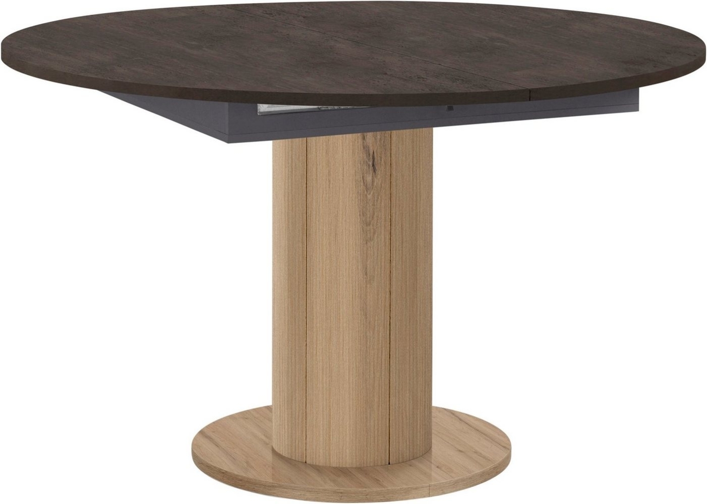 Mäusbacher Esstisch, rund, Untergestell Säule Bild 1