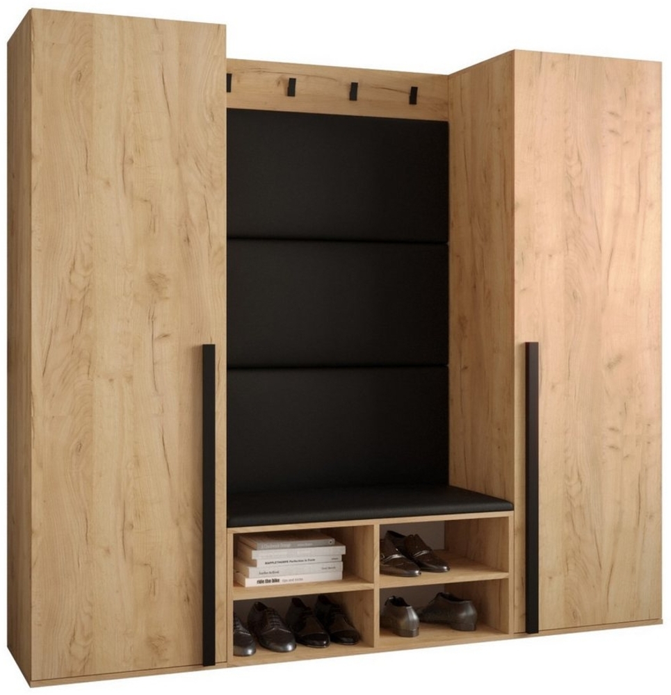 ABIKS MÖBEL Garderoben-Set MIRO Set 9, Garderobe mit gepolsterten Paneelen, Modern Design Bild 1