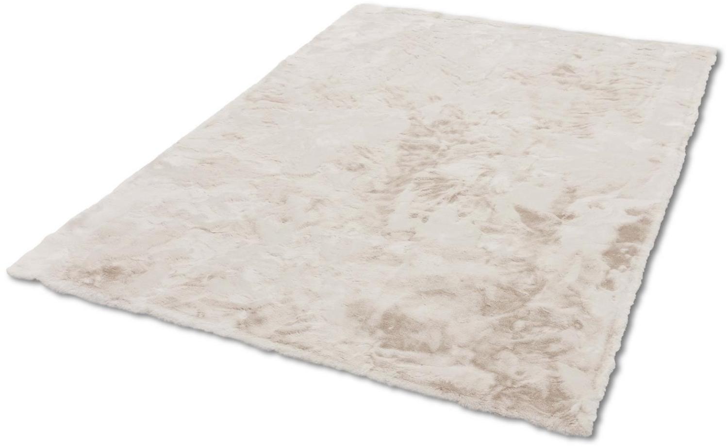 Teppich in Creme aus 100% Polyester - 230x160x2,5cm (LxBxH) Bild 1