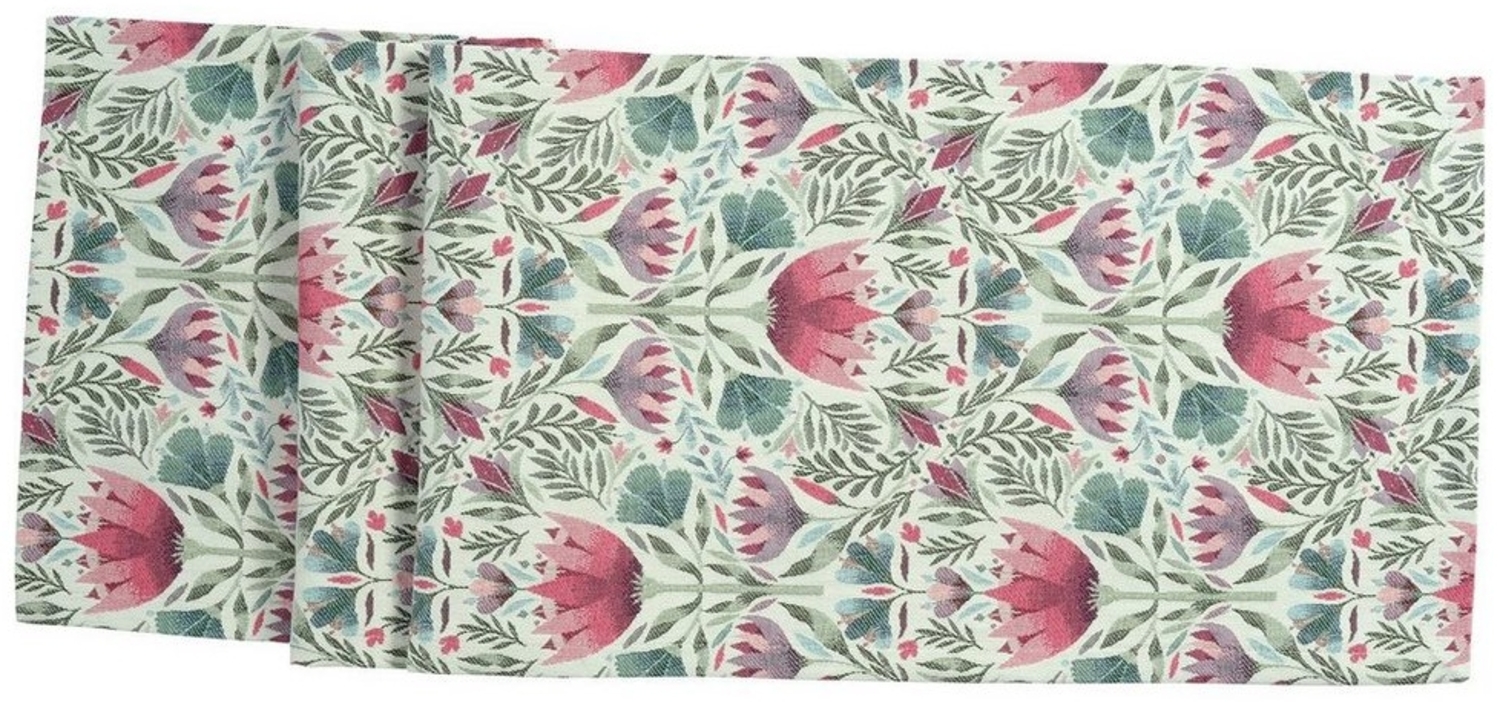 Annimuck Tischläufer SANDER * Wunderschöner Tischläufer Novella fuchsia 40x150 cm (1-tlg) Bild 1