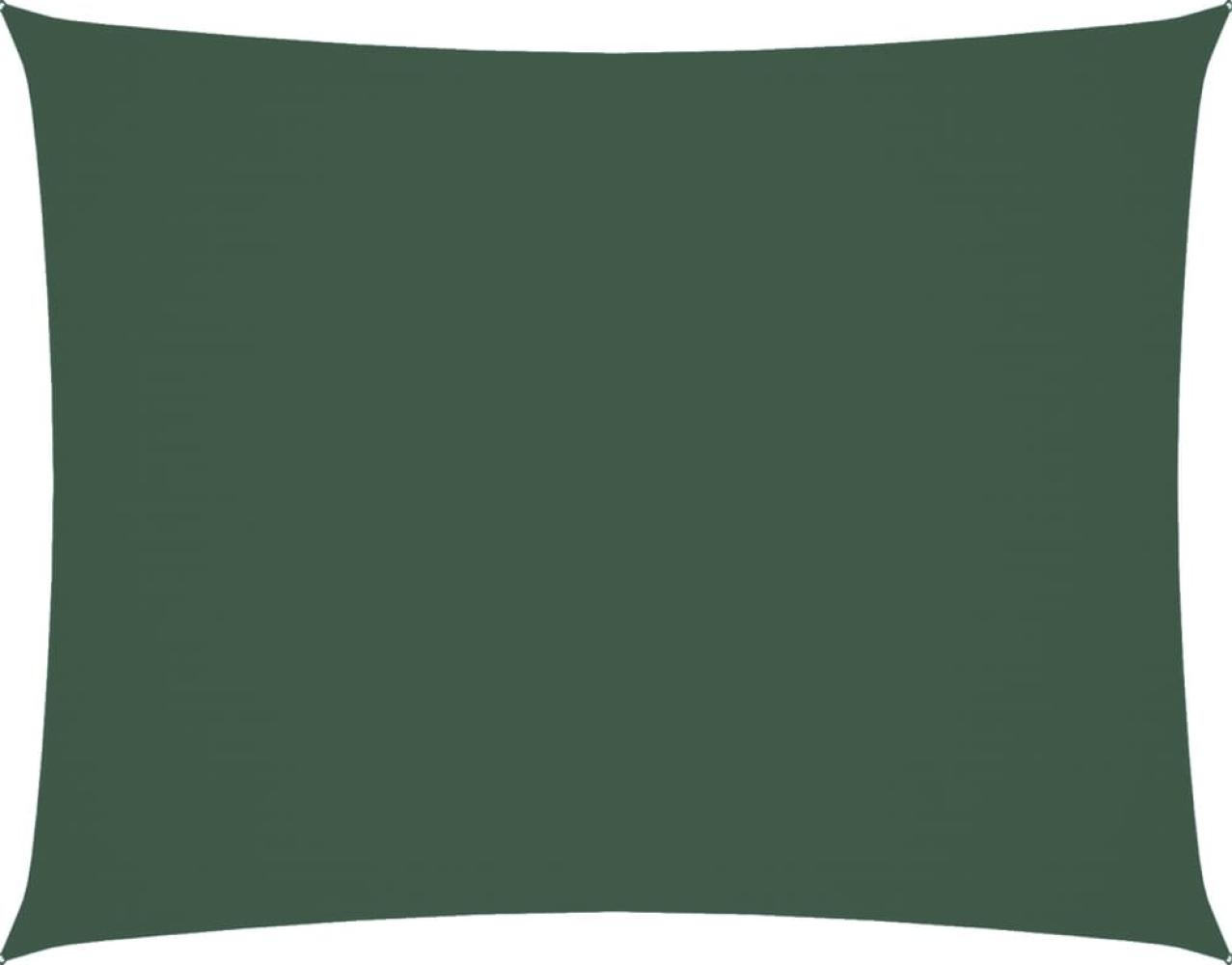 vidaXL Sonnensegel Oxford-Gewebe Rechteckig 3,5x4,5 m Dunkelgrün 135489 Bild 1