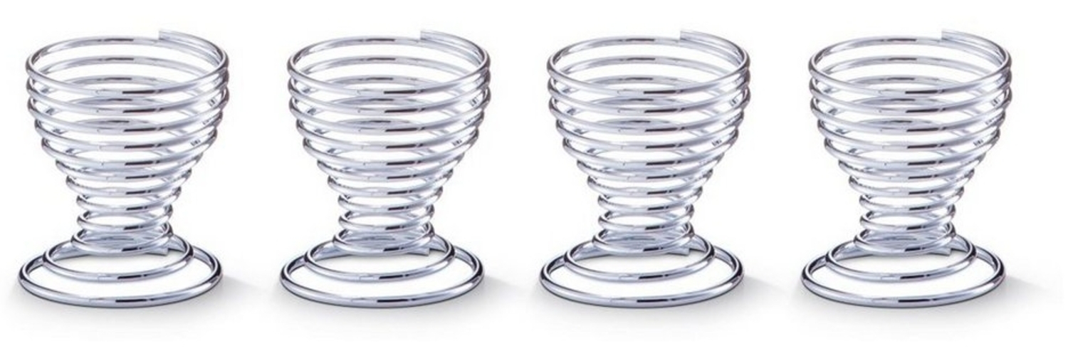 Zeller Eierbecher Set, 4-teilig, chrom Bild 1