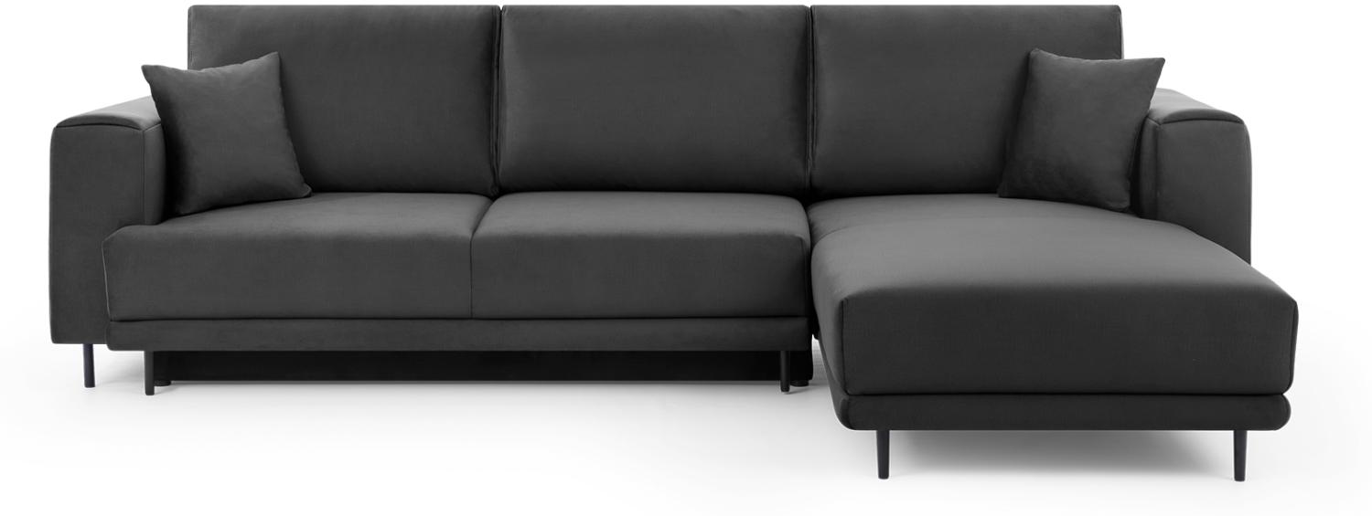 ELTAP 'Dalia' Ecksofa, Anthrazit, 95 x 190 x 289 cm, Rechts Bild 1