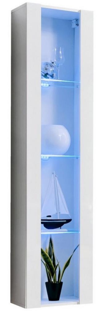 ASM-Moebel Hängevitrine Hängevitrine Glasvitrine FLY I Hochglanz Led Push-Click 12 Varianten Hochglanzfronten Led Beleuchtung und Push-Click System Bild 1