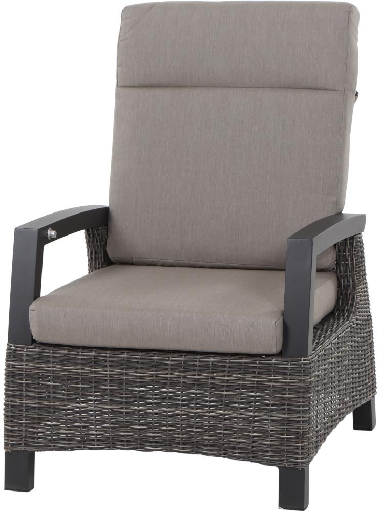 Gartensessel >Corido< in matt anthrazit,charcoal grey, taupe meliert Bild 1