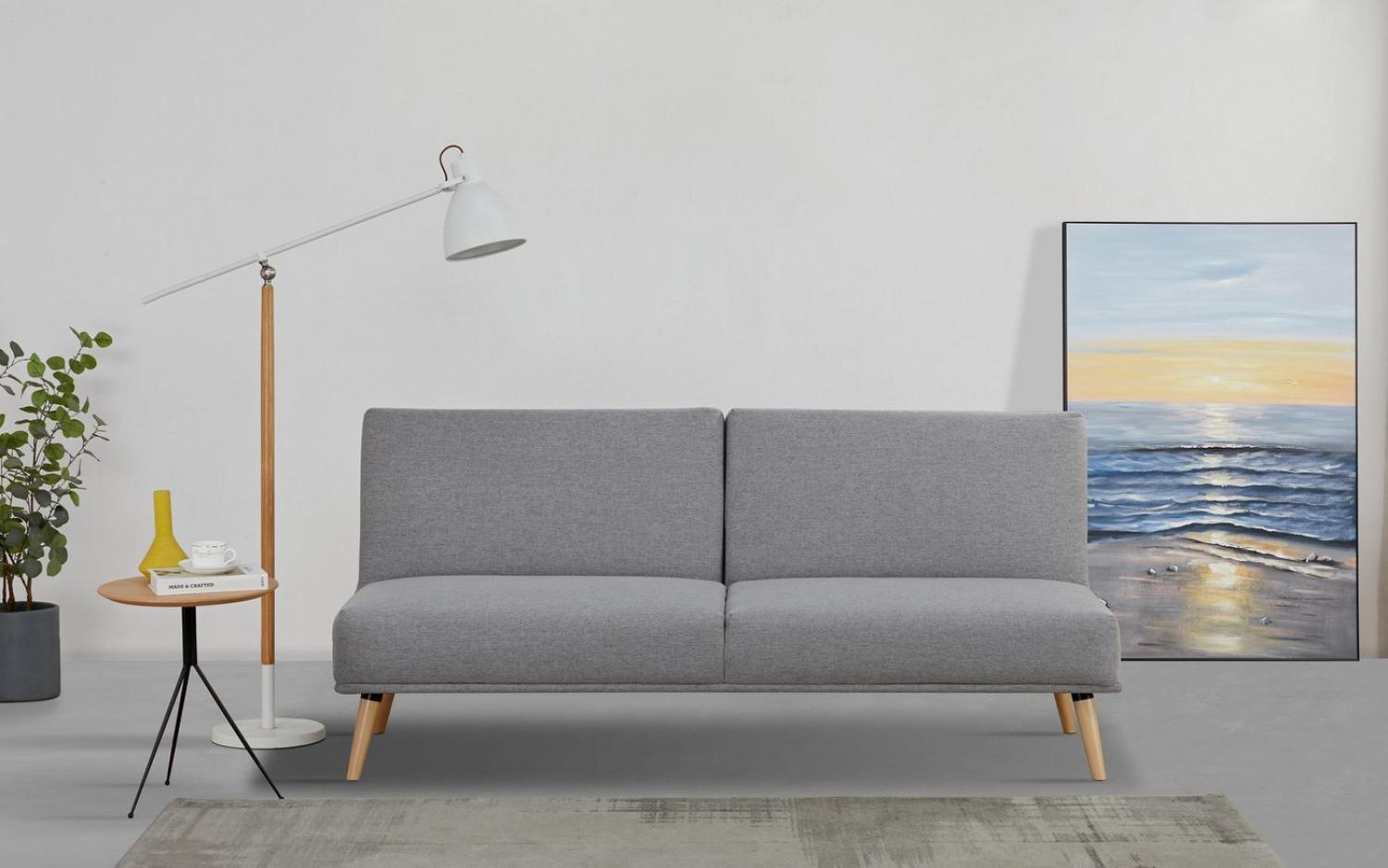 INOSIGN Schlafsofa TRIPTON, 181 cm, klappbarer 3-Sitzer mit Schlaffunktion, verstellbarer geteilter Rücken Bild 1