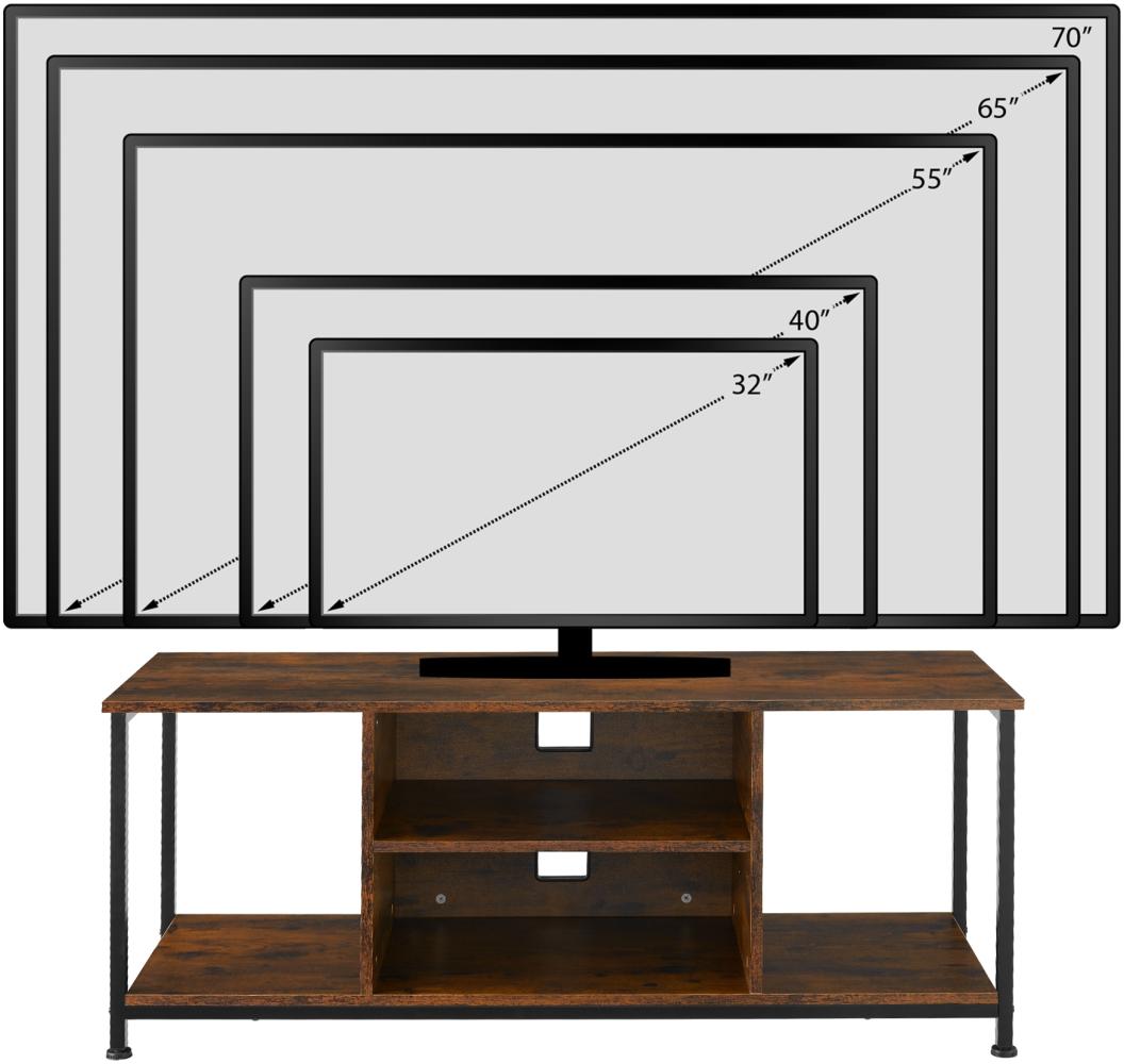 tectake Lowboard TV-Regal (TV-Regal, Montagematerial, Montageanleitung), Industrial Style Bild 1