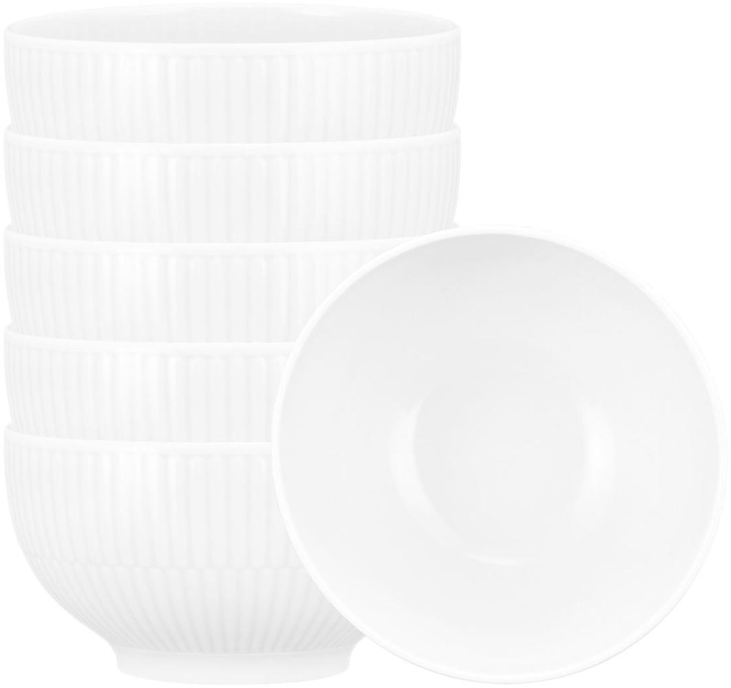 Seltmann Weiden Amina Café au lait Schale ø 12,9 cm 6er Set Weiß Bild 1