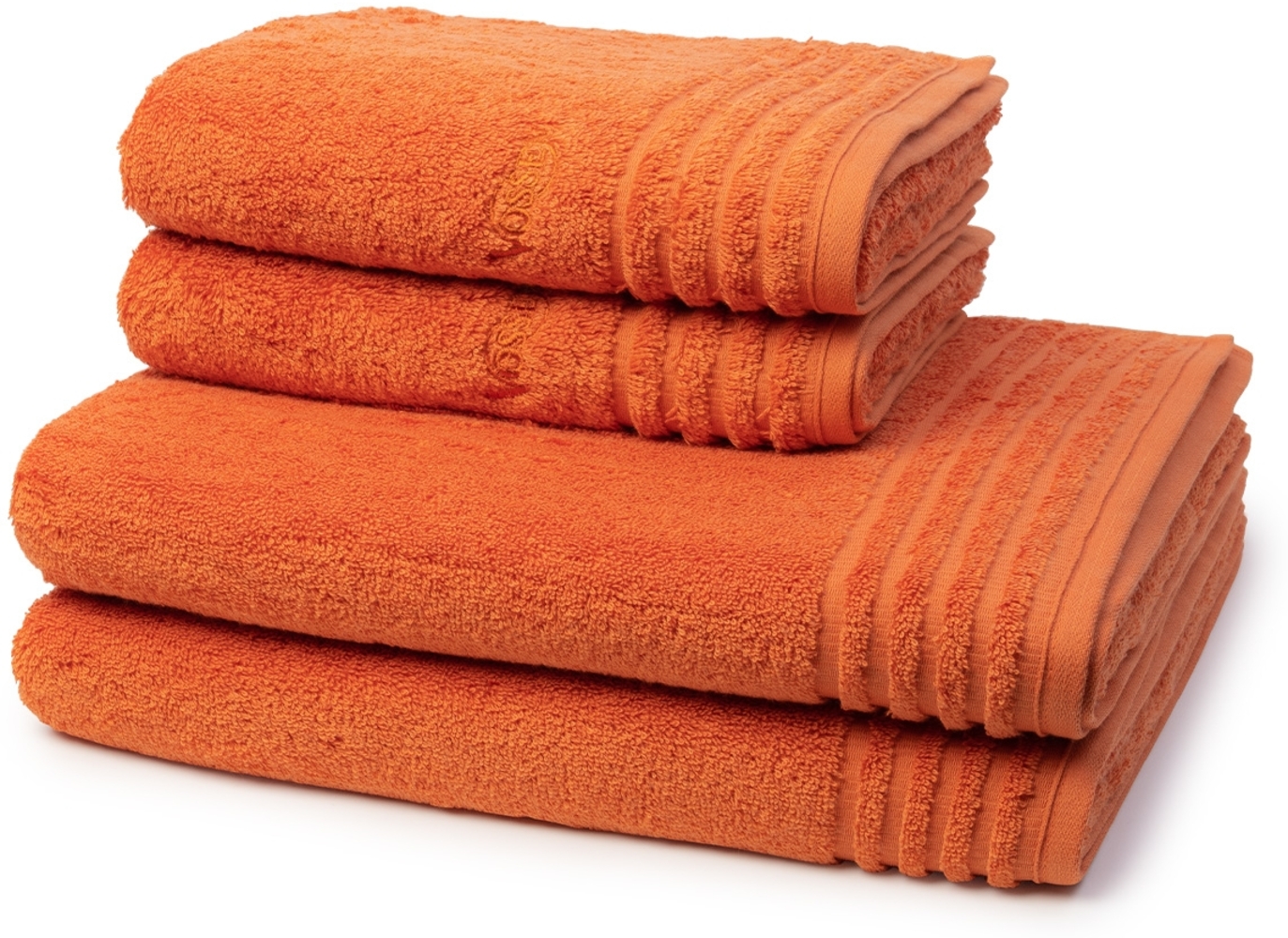 Vossen Vienna Style Supersoft 4 tlg. Frottier-Set - 2 X Handtuch (50 X 100cm), 2 X Duschtuch (67 X 140cm) - 620 g/m2 - Fiesta Bild 1