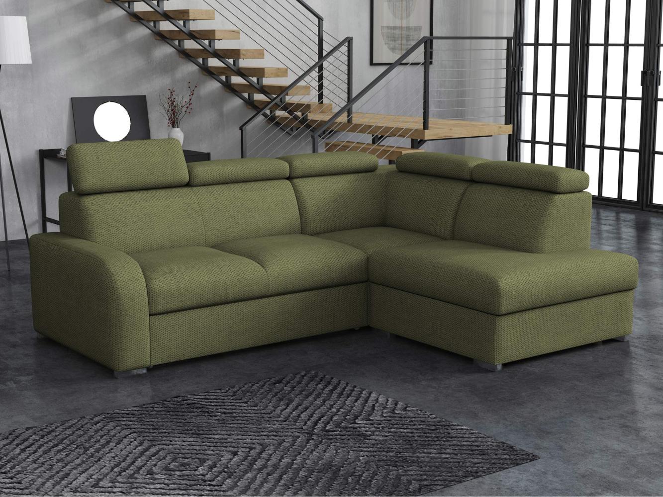 Ecksofa Apollo 2rRLXp mit Einstellbare Kopfstützen (Farbe: Crown 11, Seite: Rechts 2R+R+LXP) Bild 1