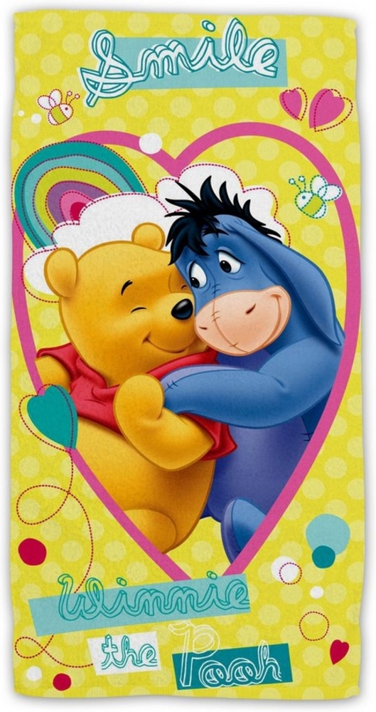 Disney Strandtuch Winnie The Pooh Strandtuch Baumwolle mit Premium Druck, 70x140 cm Bild 1