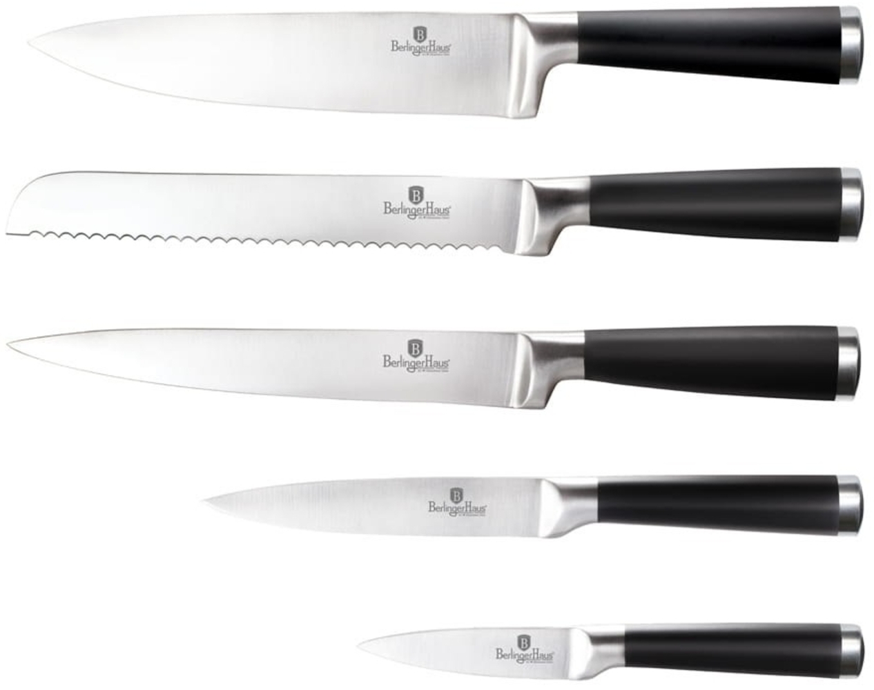 Berlinger Haus Berlinger Haus Messerset 6 Stück Black Royal BH2426 Bild 1