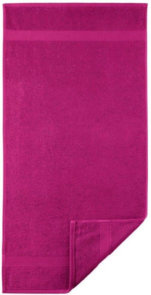 Diamant Duschtuch 70x140cm pink 450g/m² 100% Baumwolle Bild 1