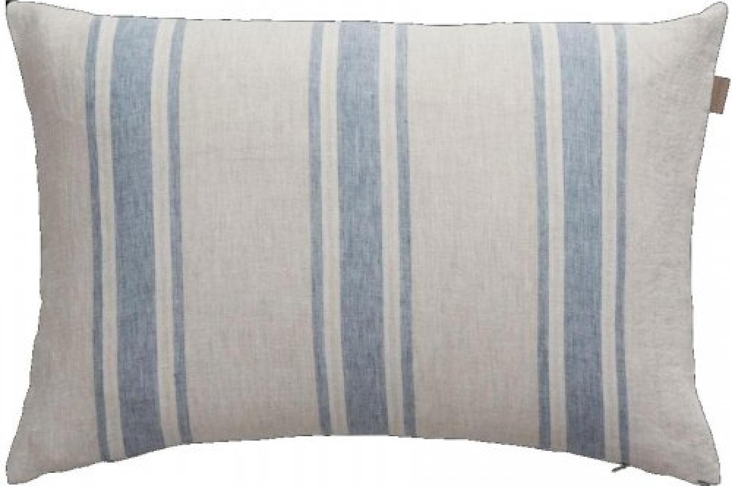 Gant Home Kissenhülle Linen Stripe Cushion Waterfall Blue (40x60cm) 853099701-406 Bild 1