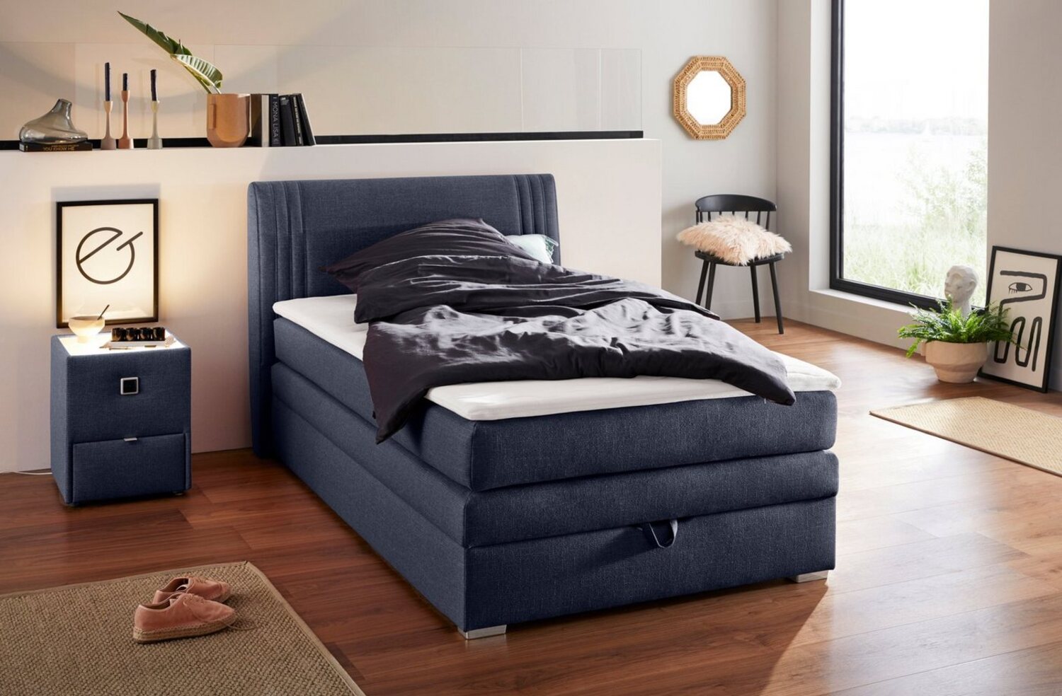 Jockenhöfer Gruppe Boxspringbett "Amira", OTTOs Choice! Topseller, mit Bettkasten und Topper, erhältlich in den Breiten 120,140 & 180cm Bild 1