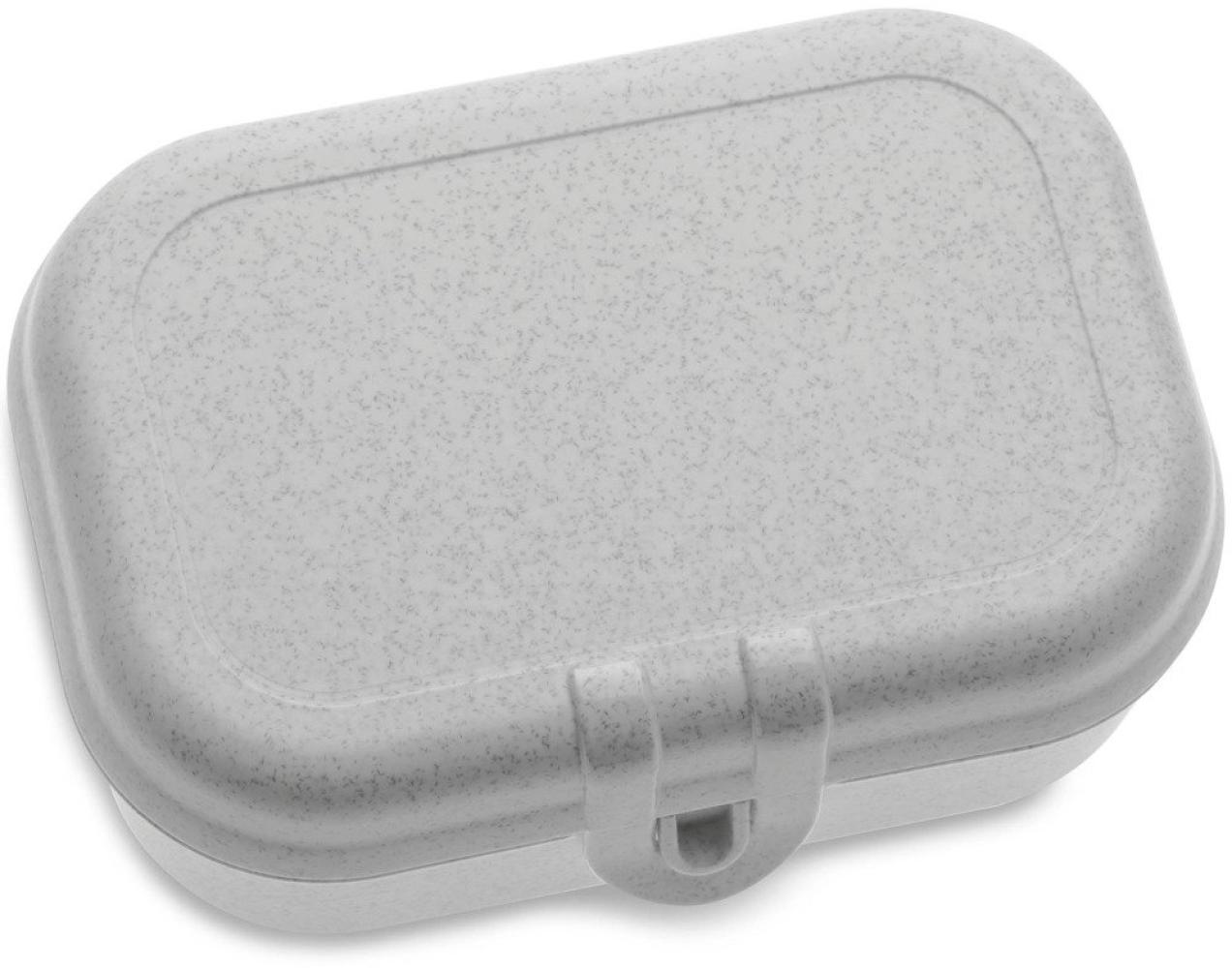 Koziol Pascal S Lunchbox, Behälter, Vorratsbehälter, Brotbox, Brotdose, Kunststoff, Organic Grey, 15. 1 cm, 3158670 Bild 1