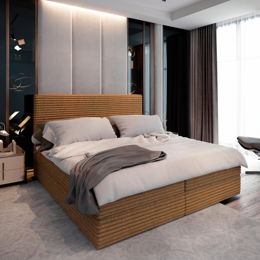 Masseno Boxbett PISA 180x200 cm mit Bonell Matratze und Topper Bild 1