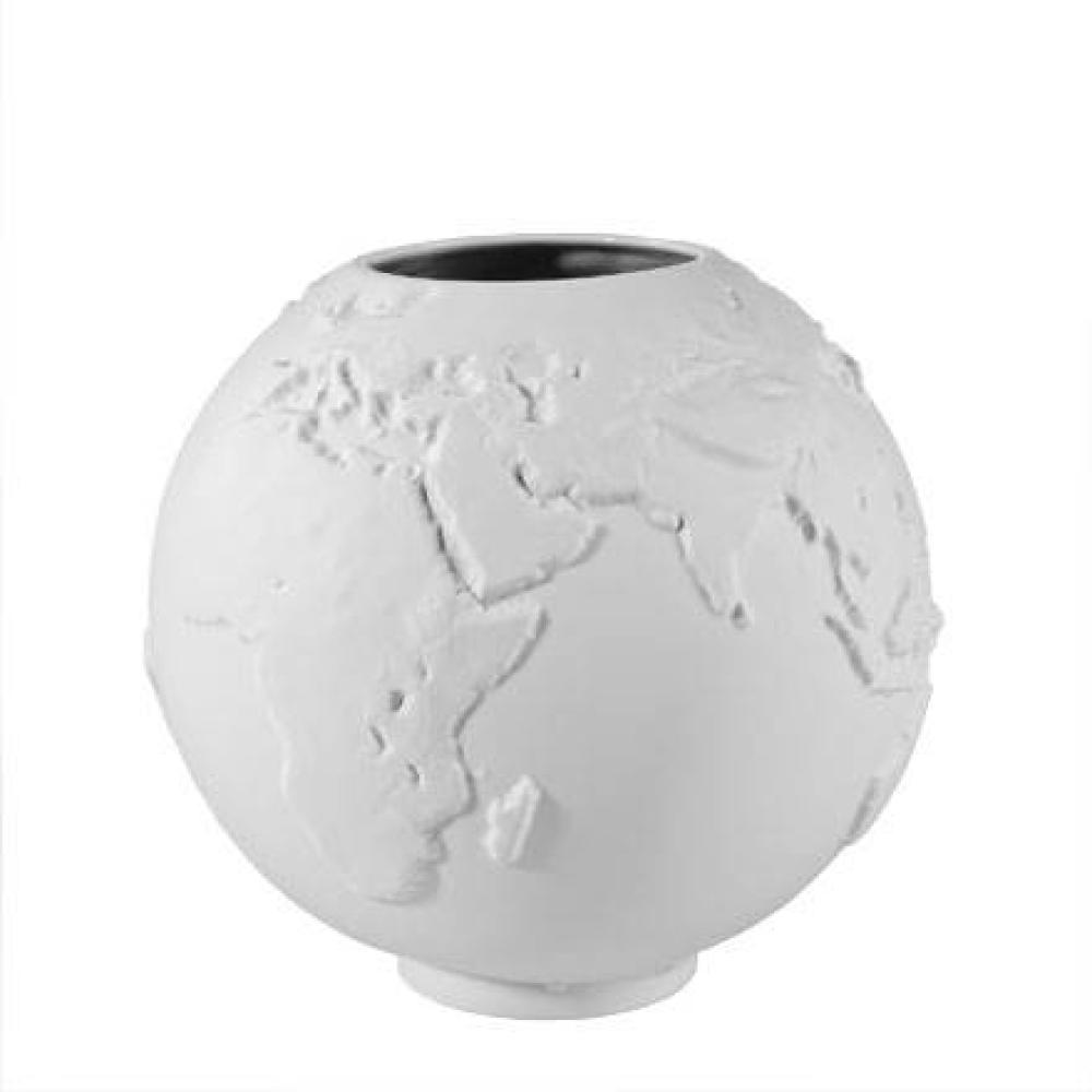 Goebel Vase Kasier Porzellan Globe, Dekovase, Weltkugel, Porzellan, Weiß, 17 cm, 14004921 Bild 1