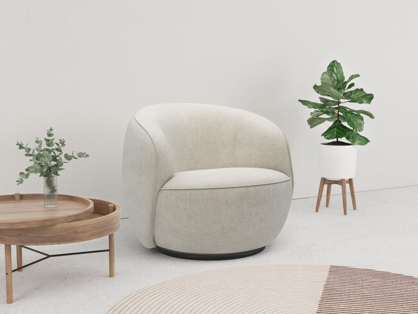 LeGer Home by Lena Gercke Loungesessel Effie, mit 360° Drehfunktion, komfortables Sitzen Bild 1