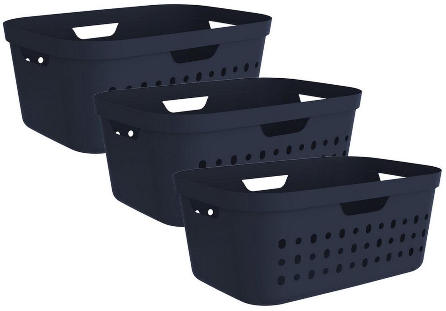 ROTHO Wäschekorb (Wäschekorbset, 3er-Set) Bild 1