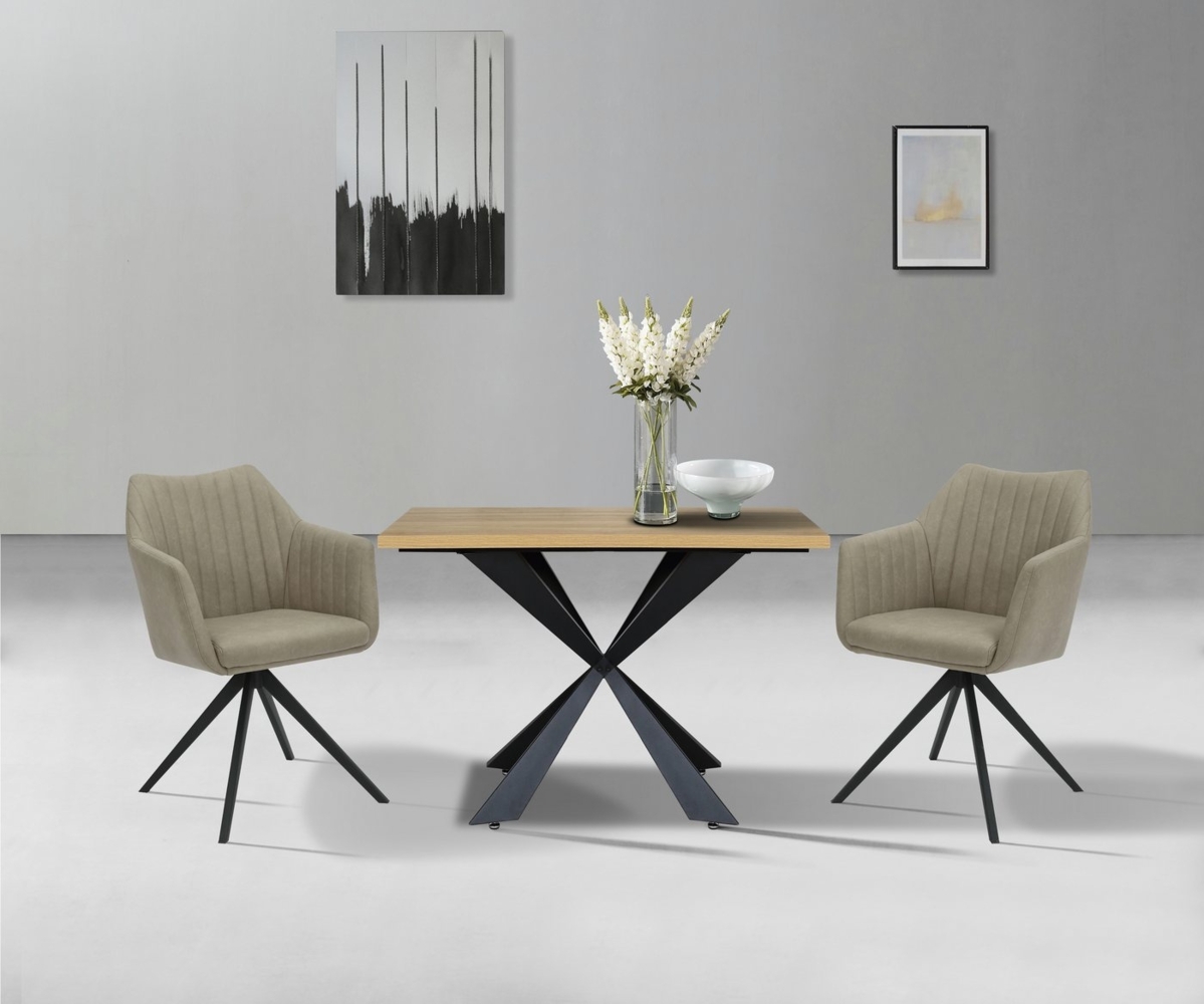 Home affaire Esszimmerstuhl Naples, TOPSELLER!, OTTOs Choice (Set, 2 St), Drehstuhl 360 Grad Drehfunktion, hochwertiges Material, pflegeleicht Bild 1