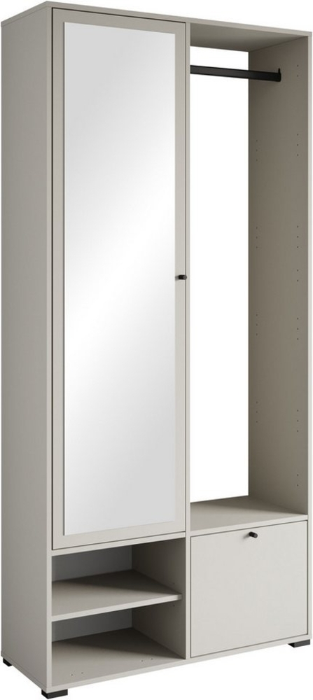 INOSIGN Garderobenschrank DINO Kompaktgarderobe, Garderoben-Set DINO Mit Spiegel und Kleiderstange, 90 cm breit, Türanschlag wechselbar Bild 1