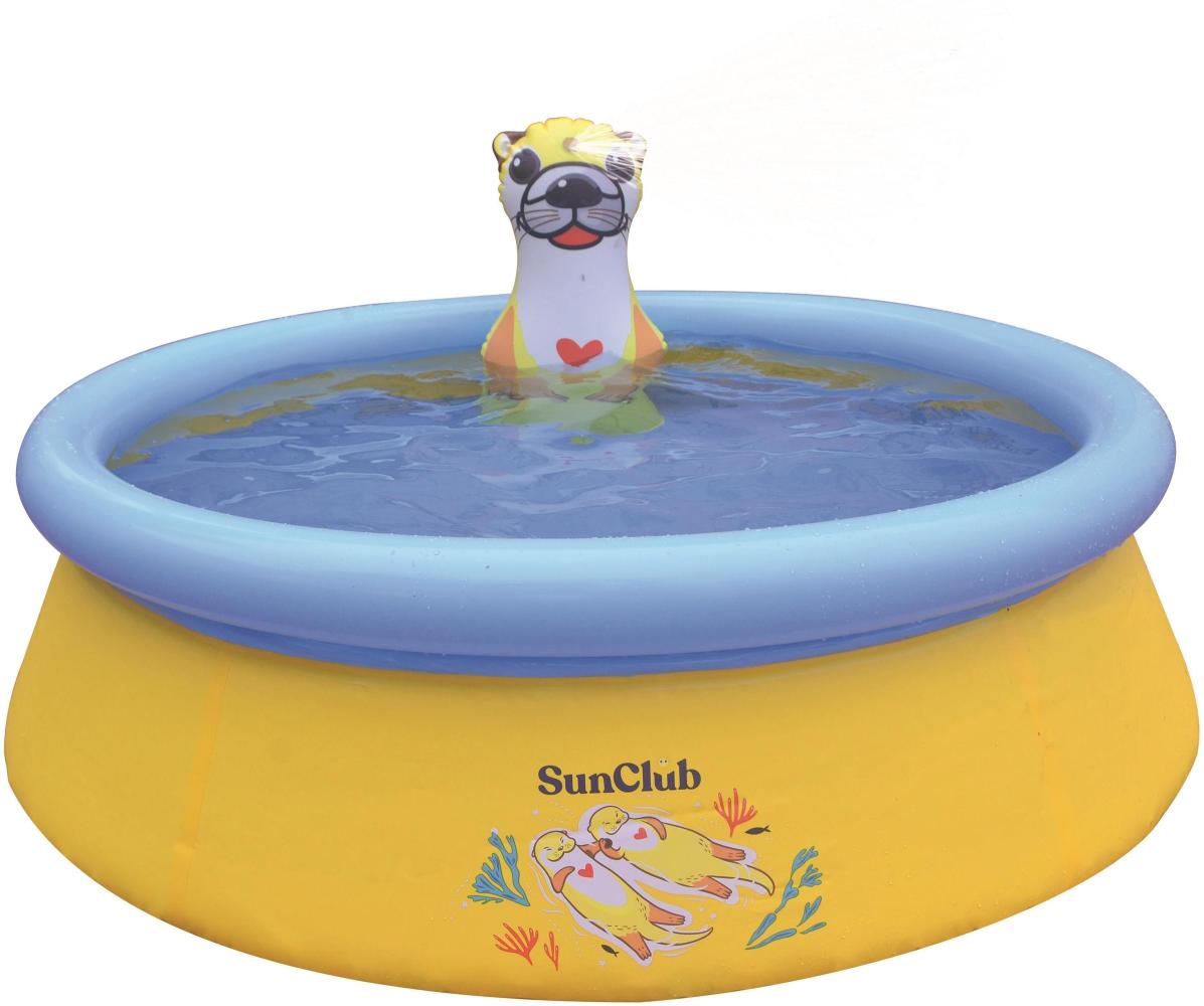 SunClub Planschbecken Wassersprühender Otter Pool Ø 150 x 41 cm Bild 1