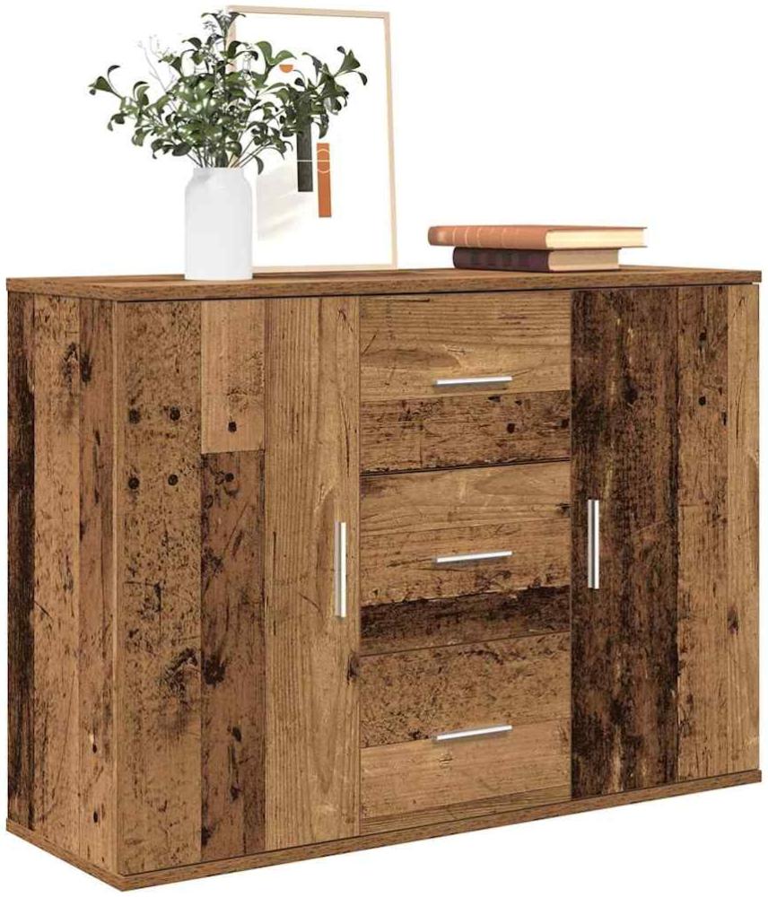 vidaXL Sideboard Altholz-Optik 90x29,5x65 cm Holzwerkstoff 855978 Bild 1