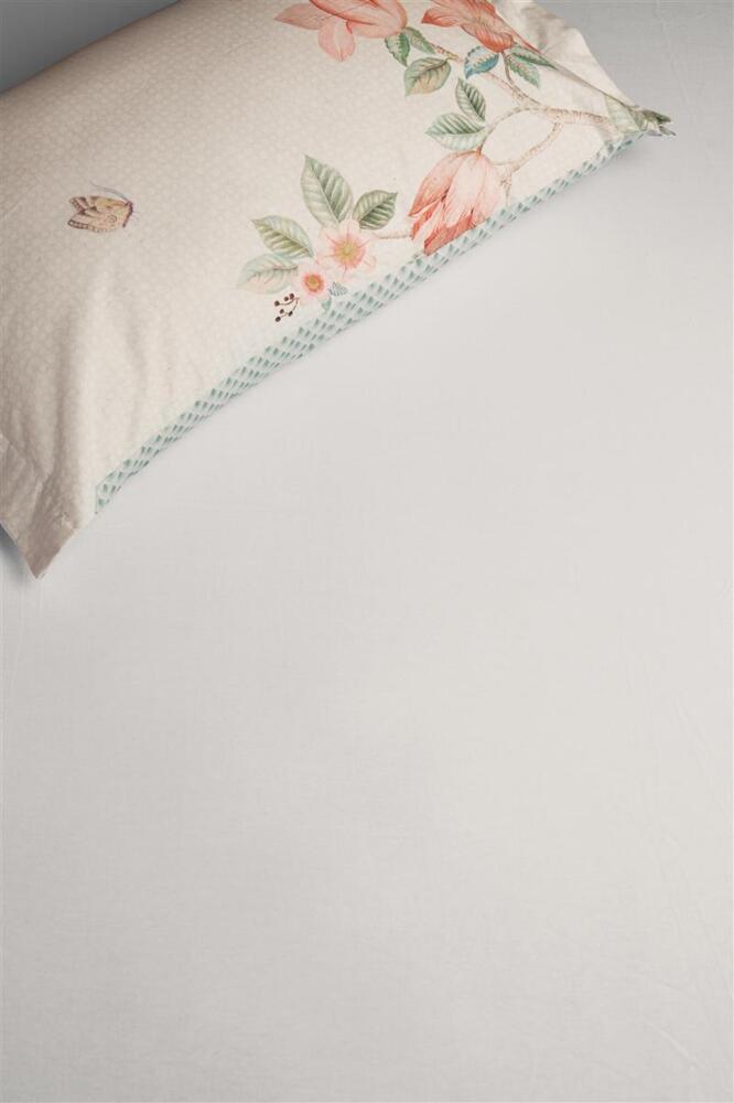 Pip Studio Jersey-Elasthan Spannbettlaken Goodnight By Pip White 160X200/220 160 x 200/210/220 cm Pocket depth: 30 cm 1 Spannbettlaken Weiß Bild 1