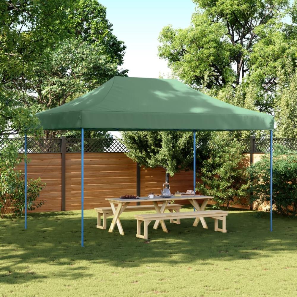 vidaXL Partyzelt Faltbar Pop-Up Grün 440x292x315 cm 4004960 Bild 1