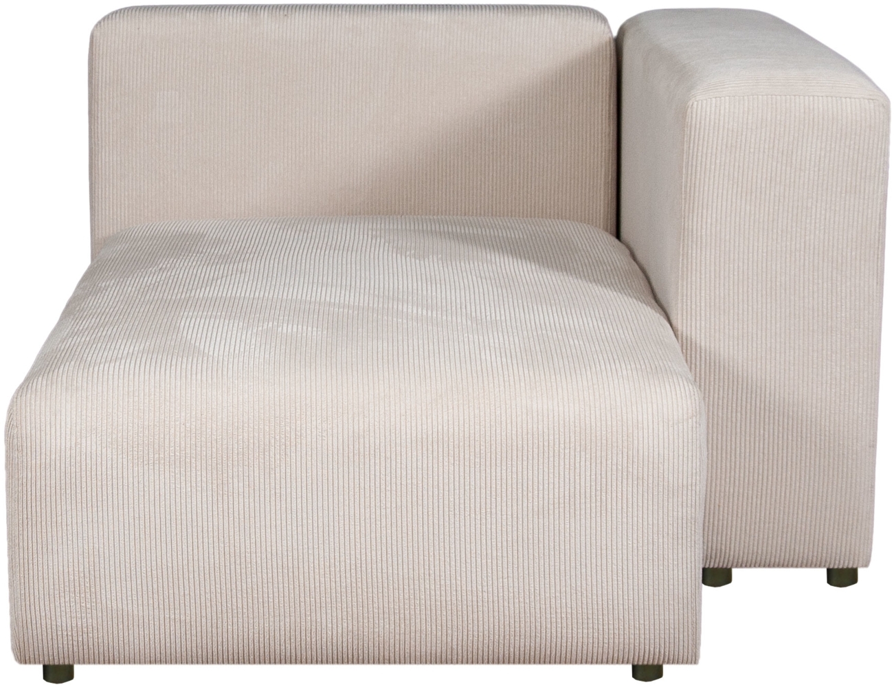 Sofa-Modul Suldal Longchair Cord Beige [en. casa] Bild 1