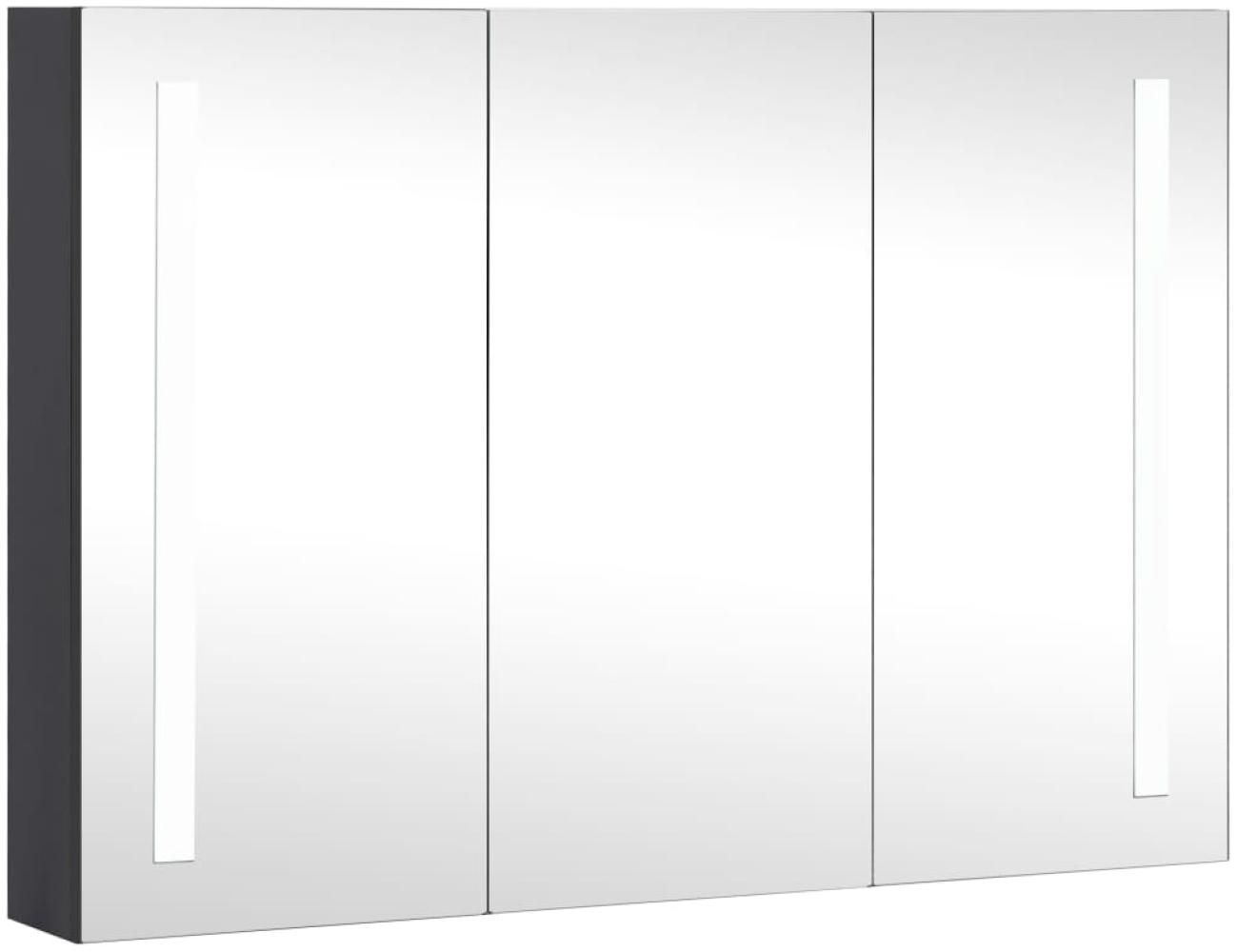 vidaXL LED-Spiegelschrank fürs Bad 89x14x62 cm 325544 Bild 1