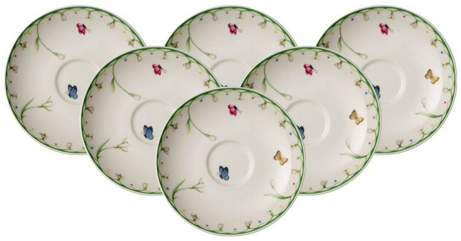 Villeroy & Boch Colourful Spring Kaffeeuntertasse ø 14,8 cm 6er Set - DS Bild 1