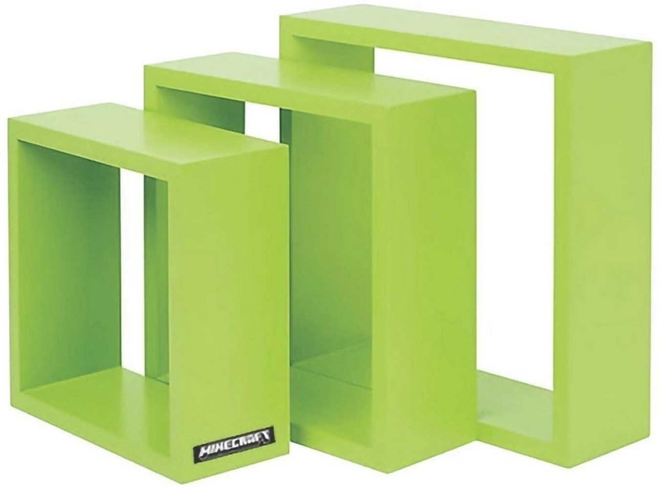 MINECRAFT - Wandregale, Würfel, Regale im 3er Set, in verschiedenen Farben und Größen Bild 1