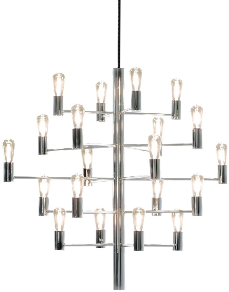 Herstal Manola Kronleuchter 20-flammig chrom E14 Bild 1