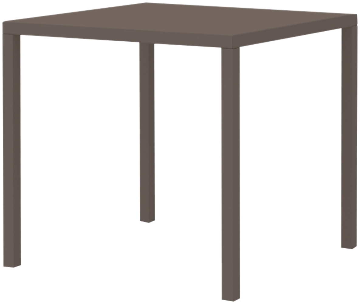 Terrassentisch Quatris 80x80x75 cm bronze BRO Bild 1